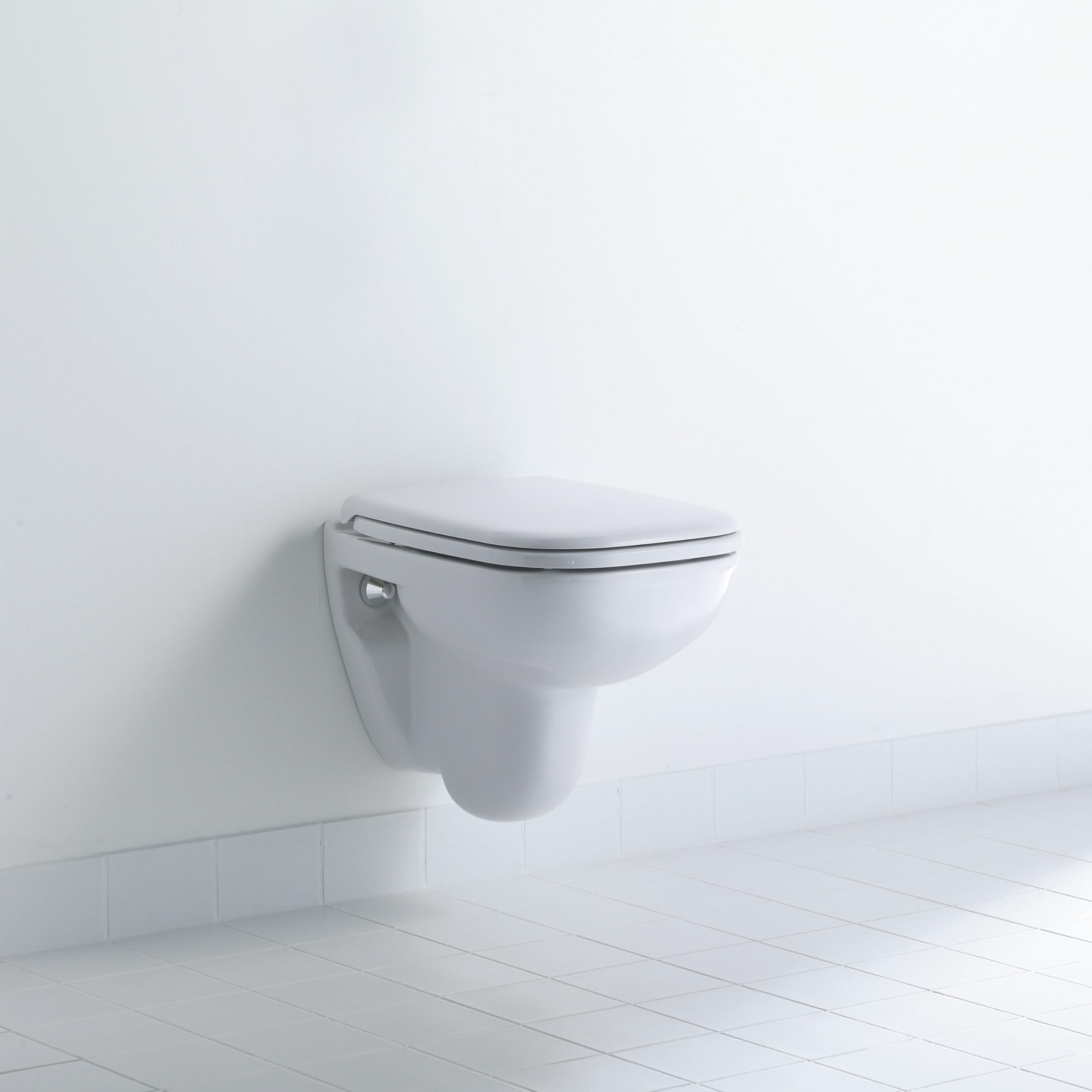 Duravit D-Code inodoro suspendido Compact, lavable, 350x480x355mm, 2211090000, Color: Blanco alto brillo