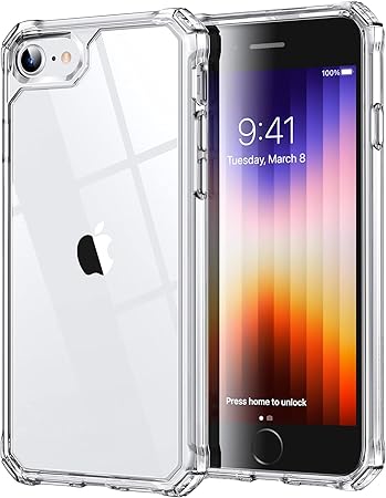 Capa ESR Air Armor, compatível com capa para iPhone SE (2022), iPhone SE  (2020) e iPhone