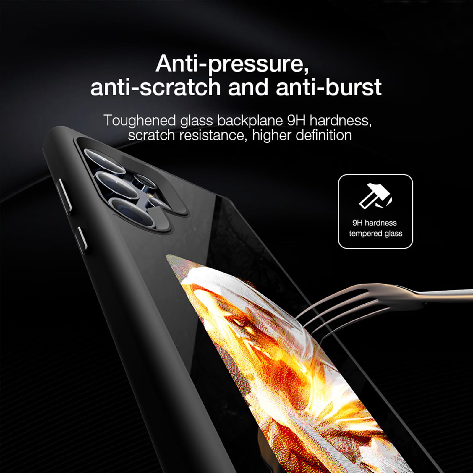 QSM E-Ink - Custodia per smartphone Samsung Galaxy S23 Ultra, custodia protettiva fai da te in TPU per visualizzare istantaneamente le foto sul retro dello schermo d'inchiostro da 3,7 pollici (rosa,