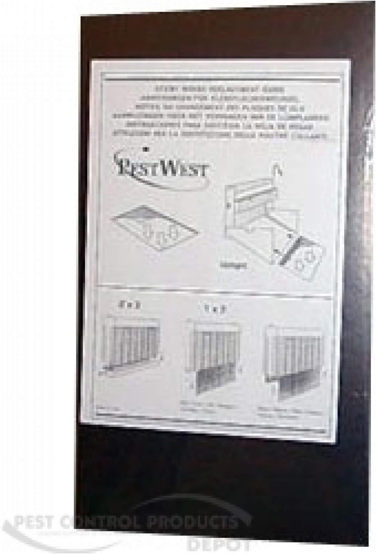 Universal Fly Light Replacement Glueboards 1 pack/6 Glueboards (Black) BOAMAN 853 (PestWest)