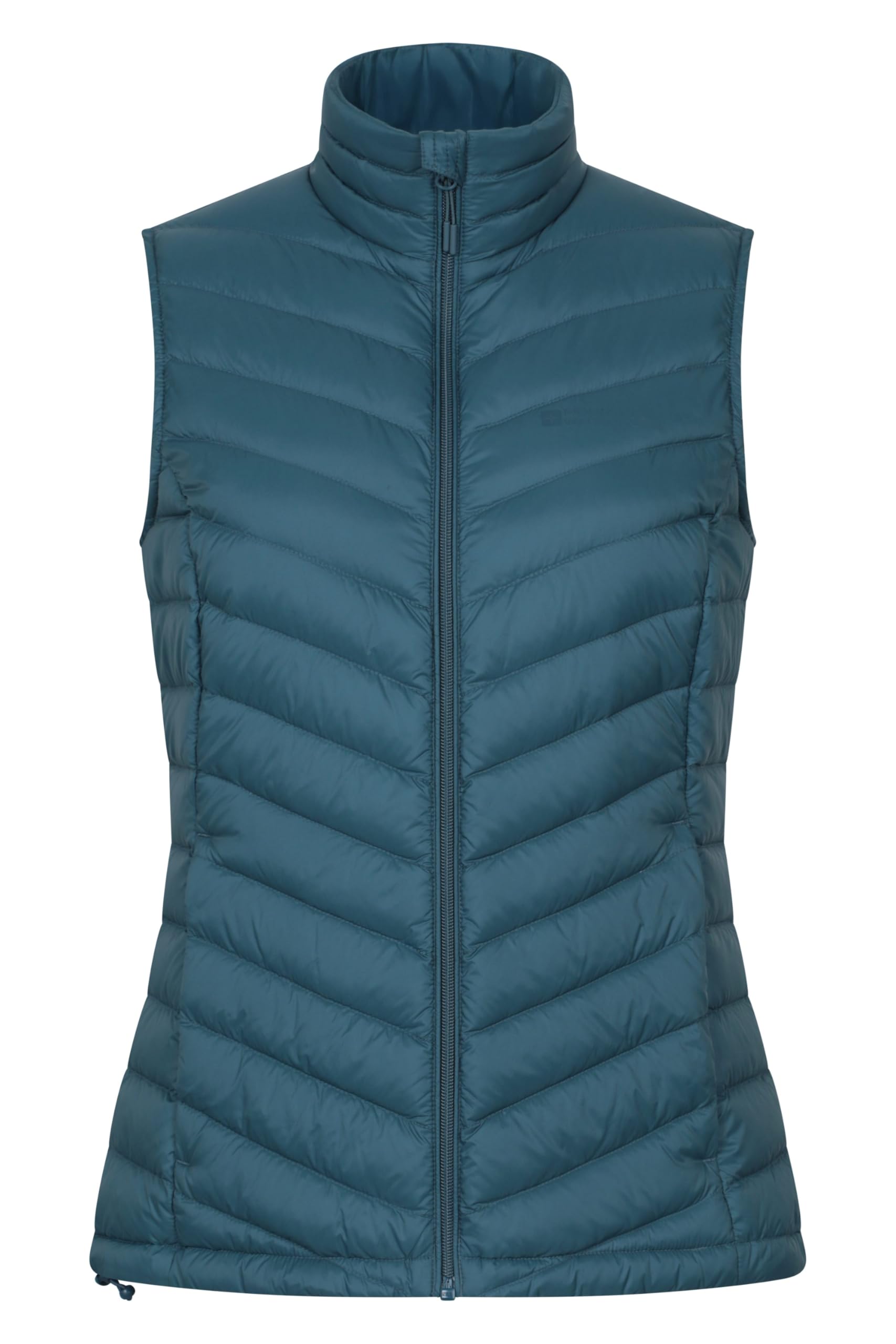 Mountain Warehouse Women's Featherweight Down Gilet Lightweight Vest Coat in Teal | Size: 20