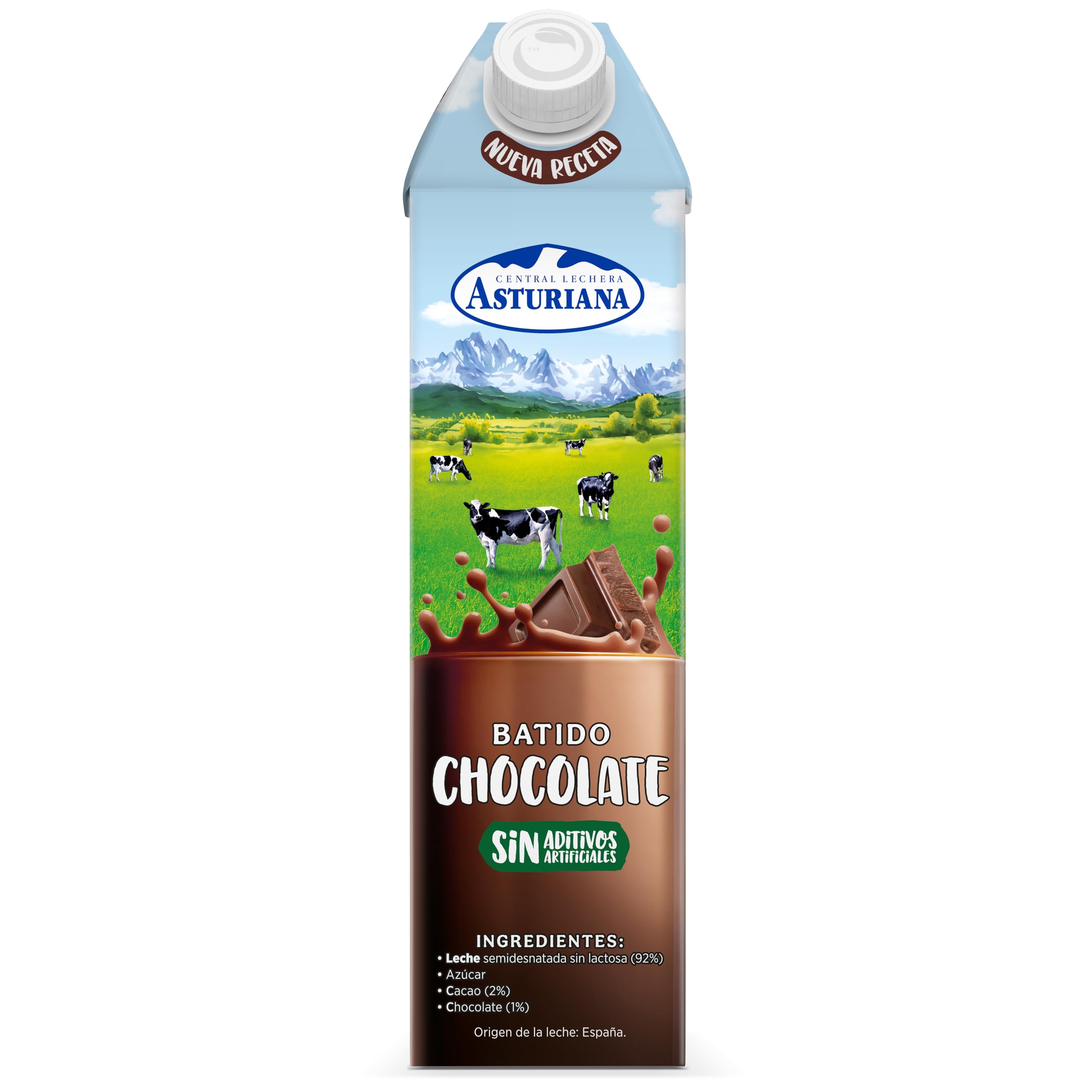Central Lechera Asturiana Batido Cacao Paquete 6 x 1L Chocolate 6 Litros