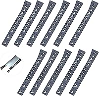 UtySty 15 Pack Universal Knife Edge Guards - Durable Plastic Blade Protectors for Chef, Santoku, Bread, Fillet Knives & More