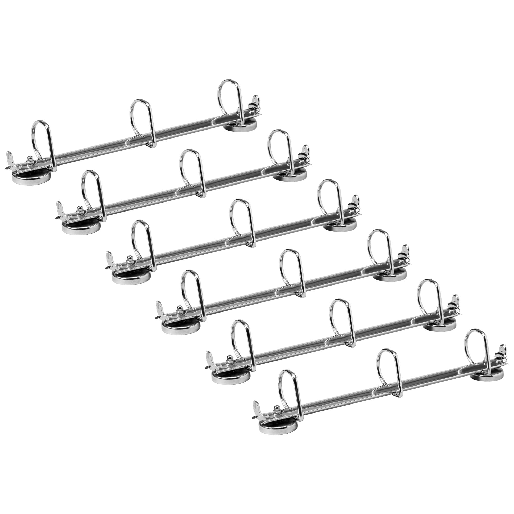 Avery Industrial Magnetic Hanging Binder Rings, 1.5 Inch Slant Rings, 3 Ring Binder Mechanism, 6 Pack (Avery 46036) โ image 1