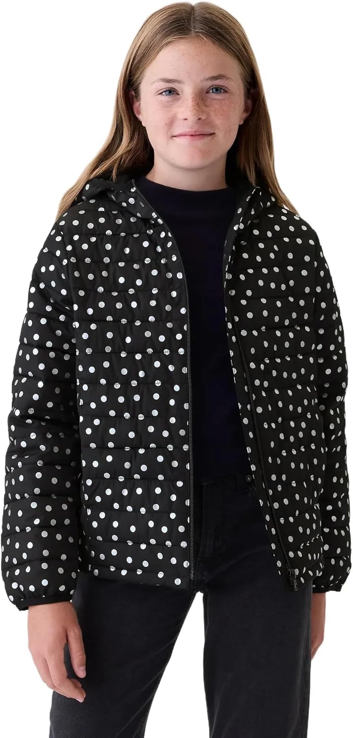 GAP girls Logo Lightweight Puffer Jacket