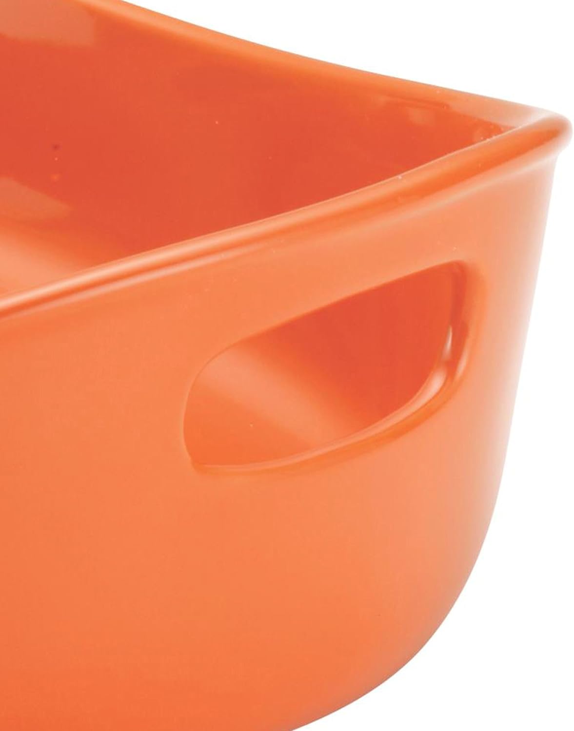 Rachael Ray Stoneware 2.25-Quart Bubble and Brown Oval Baker, Orange