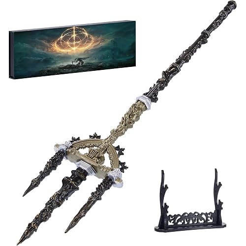 for Elden Rings Mohgwyn's Sacred Spear,11.8 Inch Metal Craft Model | Equal Scale Reduced Best Choice of Collection Lovers, Exquisite Ornament for Computer Desk, Good Gift for Him/Her