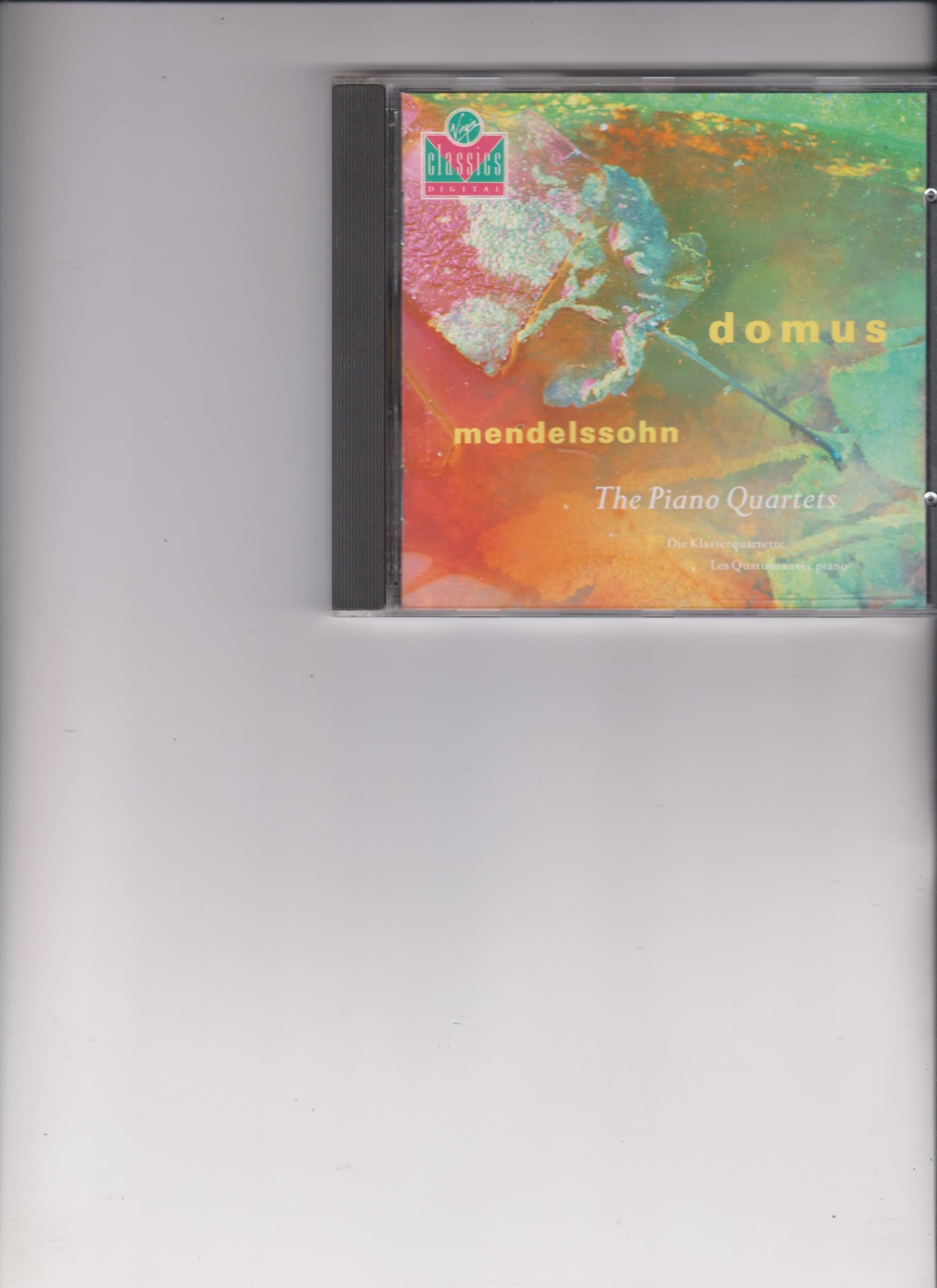 Mendelssohn: The Piano Quartet [Audio CD] Domus Piano Quartet; Osostowicz, Krysia; Boulton,