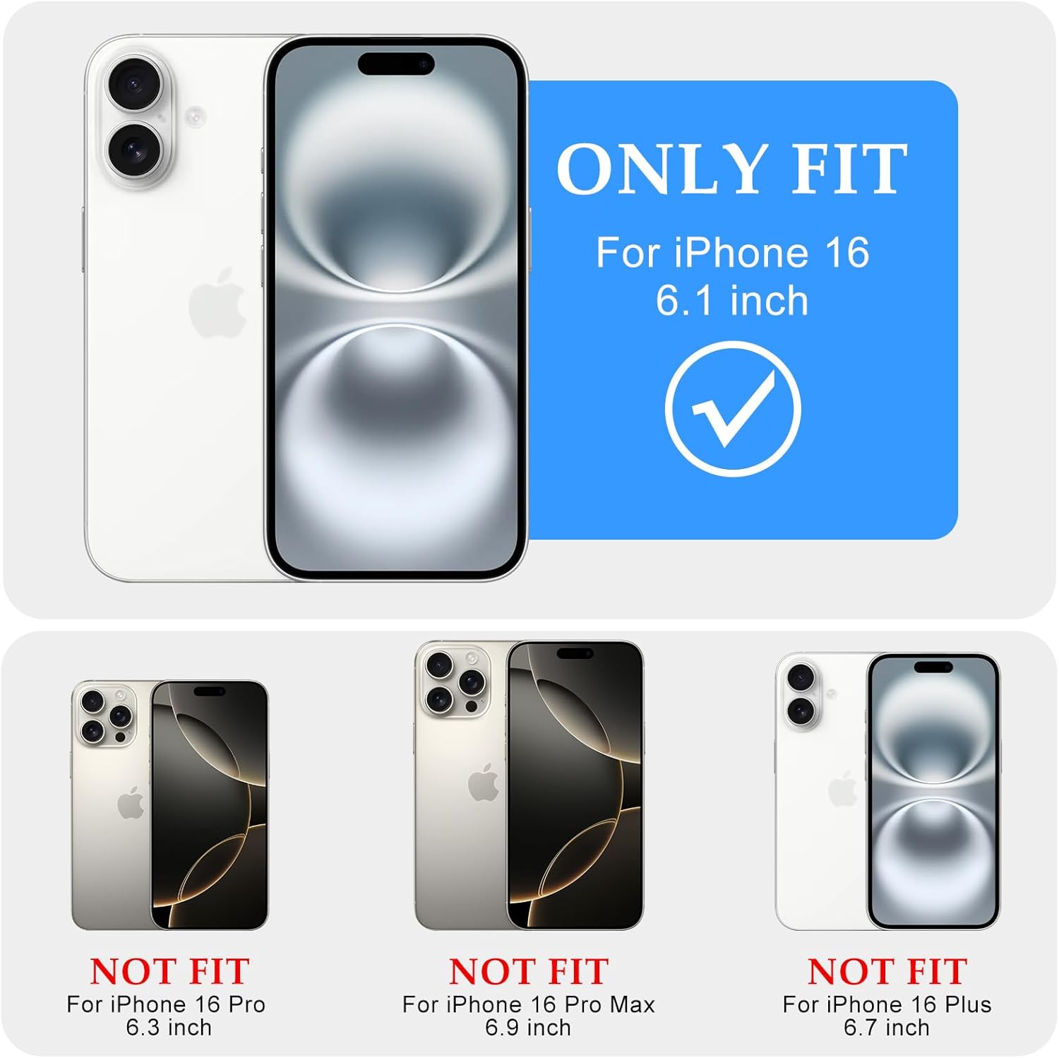 for iPhone 16 Case, Curly Wavy Frame Hard Translucent Matte Clear Back Cover for Women Men Compatible with Magsafe TPU Bumper Shockproof Drop Protection Phone Case for iPhone 16, Stone - Image 2