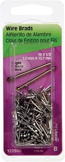 Hillman 122500 Wire Brad Nail, 1/2 in, Steel, Bright6
