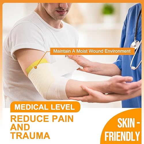 Miniatura 4 de Carbou Apósito de Petrolato Xeroform Médico de 4"x4", Almohadillas de Gasa No Adherentes, Parche de Gasa de Malla Fina Suave para Cuidado de