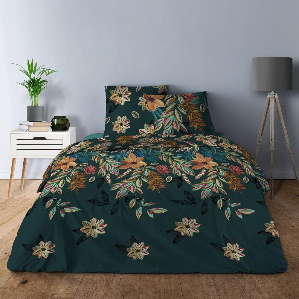 Housse de couette fleurie pour transformer votre chambre en un jardin d'éden