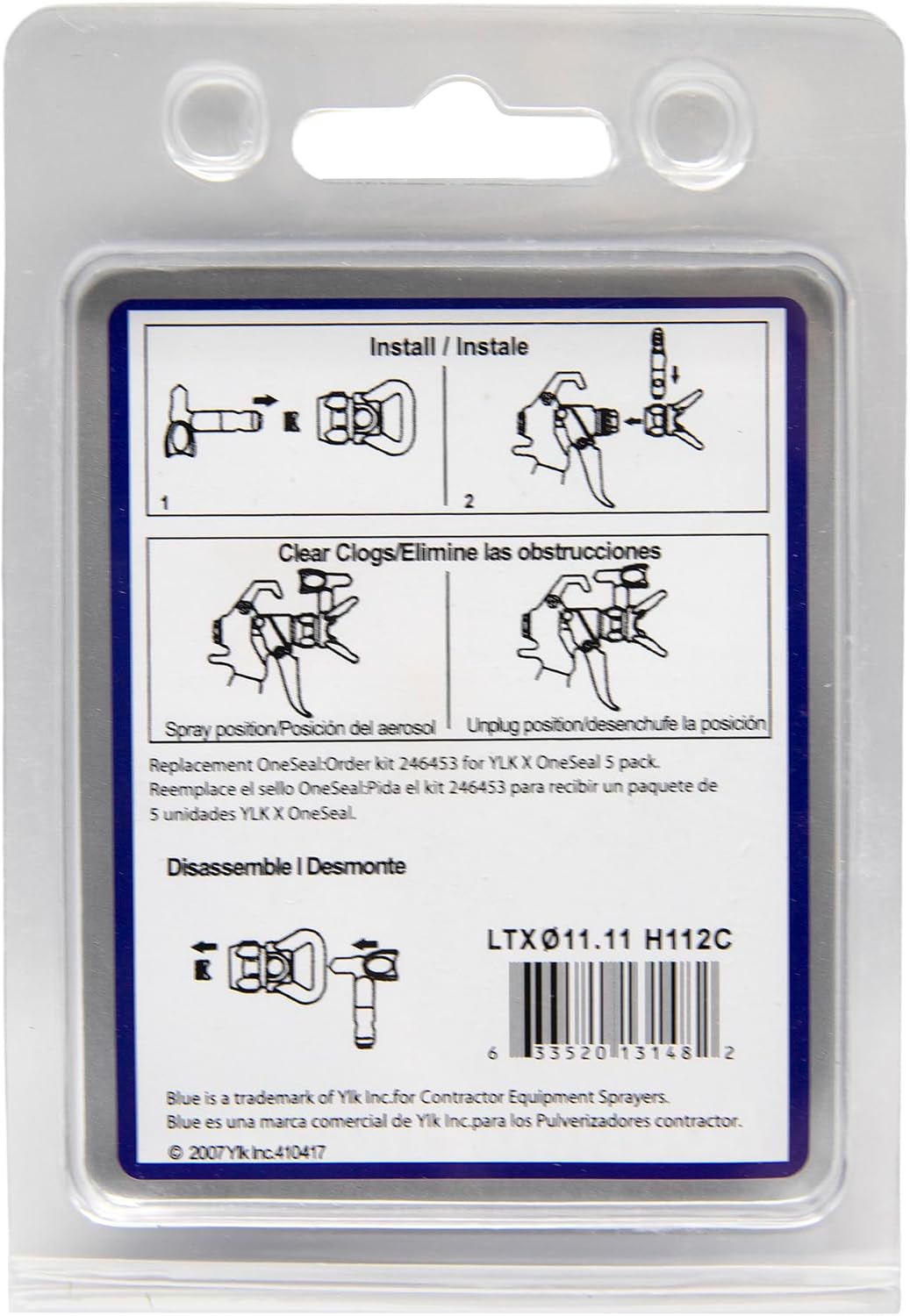 TRU311 Spray Tip for Graco Airless Paint Sprayer, 6-Inch Pattern | 0.011-Inch Hole Size, for Decks, Fences and Outdoor Furniture