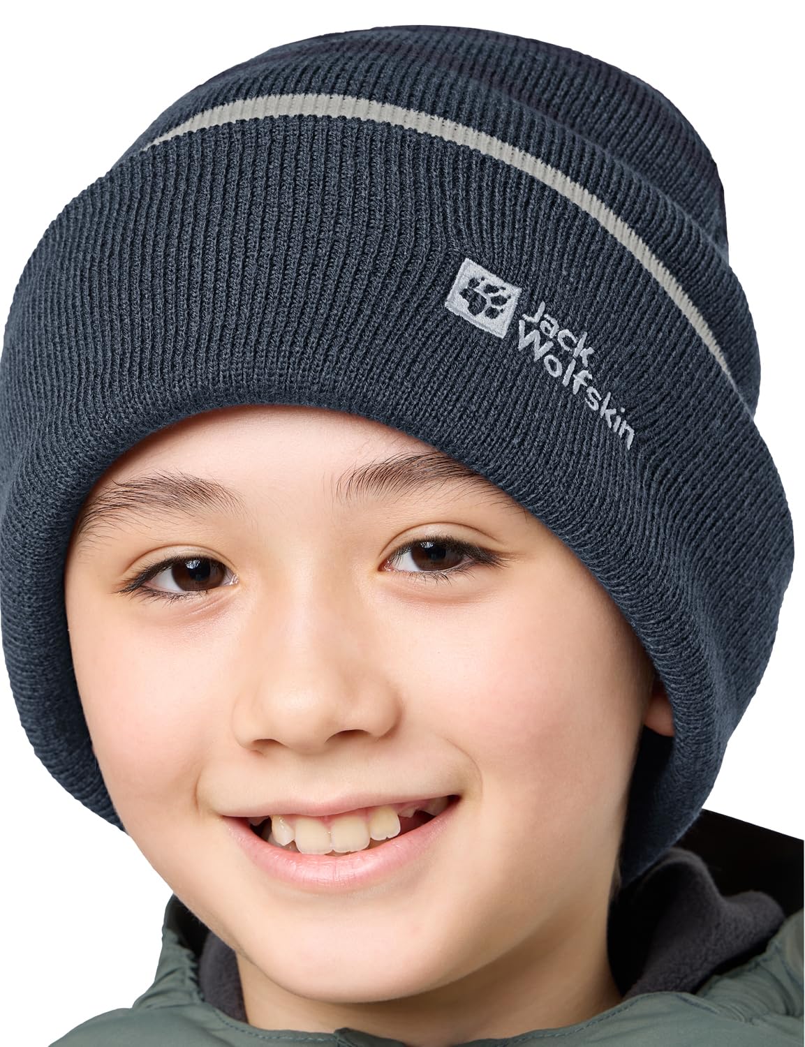 Jack Wolfskin Czapka dziecięca Stripy Knit K Beanie