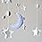 Baby Crib Mobile - Wooden Hanging Nursery Baby Mobile for Crib, Nursery Decor for Boys & Girls, Perfect Shower Gift, Moon & Stars (Grey, White & Cream) Also Fits Bassinets, Sorrel + Fern
