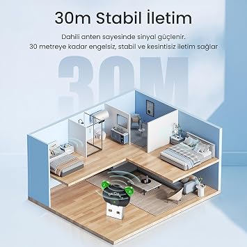 VegGieg UB504 Bluetooth 5.4 Adapter Mini USB Dongle