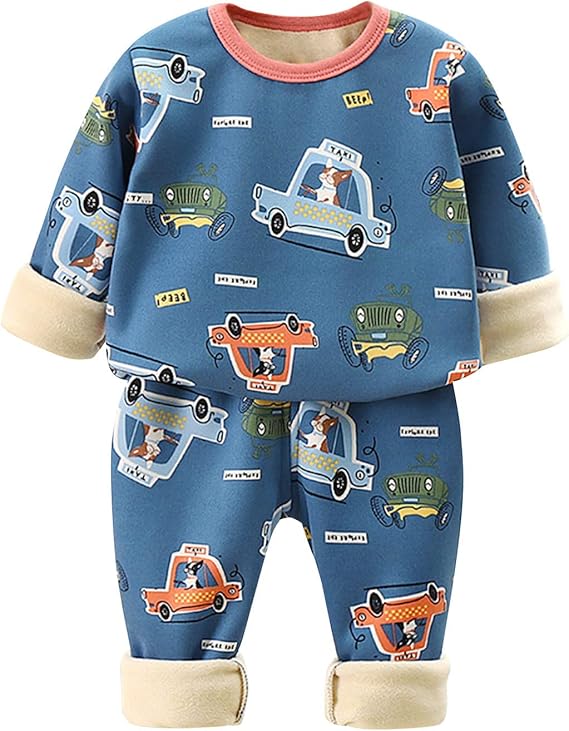 Amazon Co Jp Silgfre フリース パジャマ キッズ キャラクター 子供パジャマ 長袖 女の子 男の子 ボーイズ ガールズ 冬 かわいい ルームウェア フランネル もこもこ 部屋着 キッズ 上下セット 柔らかい 暖かい 防寒 贈り物 ファッション