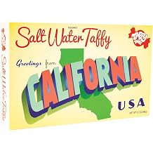 Taffy Town Saltwater Taffy - California Gift Box | Gourmet| Nougat-Style Candy| Soft & Delicious| Snack Treats| Party Good Candies|12 Oz
