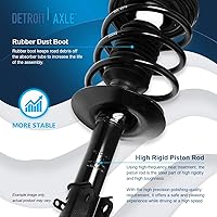 Vista 147 de Detroit Axle - Kit de suspensión delantera de 10 piezas para Chevy Aveo Aveo5 Pontiac G3 Wave 2 Ready Struts Assembly 2 Enlaces de barra