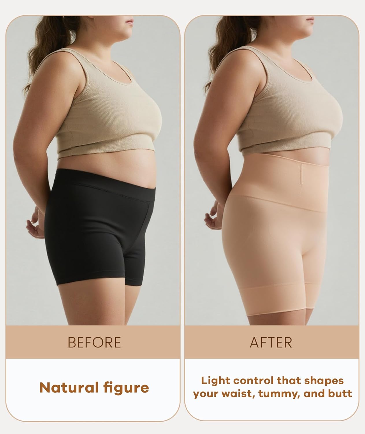 Tummy Control Shapewear for Women -Seamless High Waist Underwear,Faja Body Shaper Panties,Core Control Shorts - Image 6