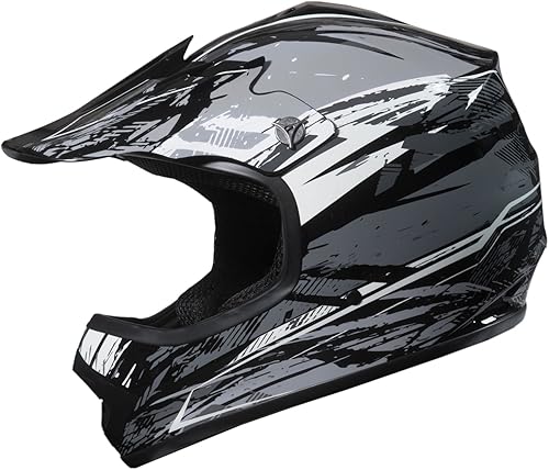 Casco de motocross juvenil para MXATV, aprobado por DOT  niños, niñas, junior, todoterreno