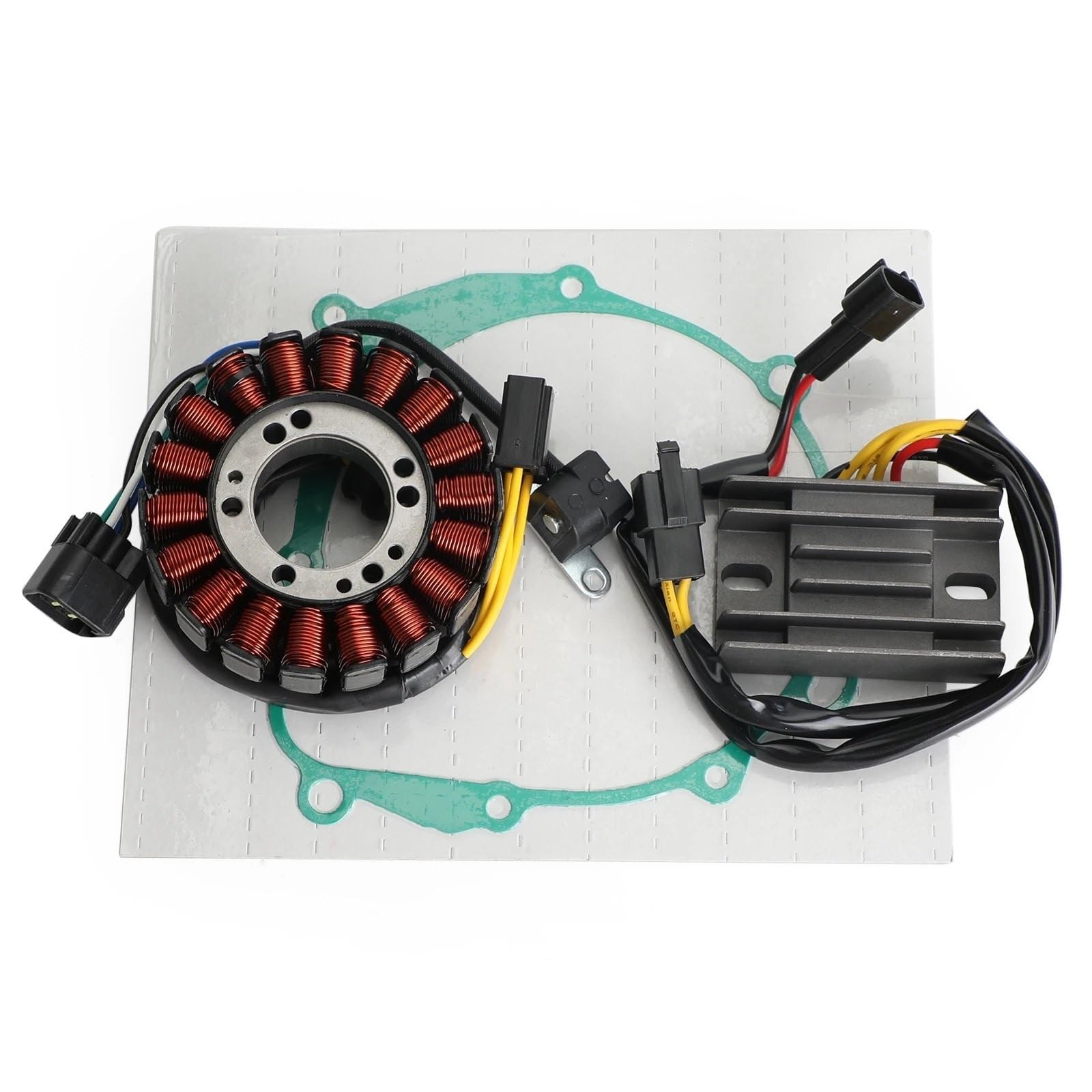 Stonaj generatory‌ Zestaw uszczelek cewki stojana regulatora pasujący do akcesoriów motocyklowych Suzuki DRZ400 DR-Z 400 ES SM 2000-2019 Cewka stojana‌
