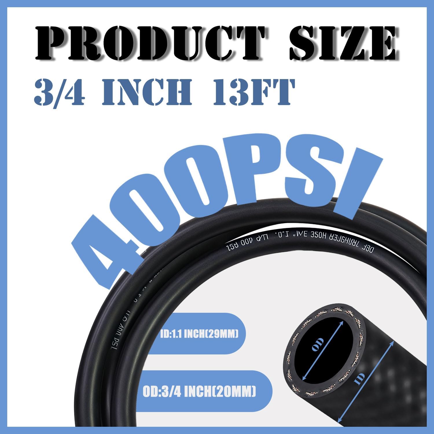 DEF Hose w/DEF 2" Camlock Connection Gravity Flow Kit Tote/IBC Compatible Portable Pump Unit Mobile Pump Unit DEF Pump