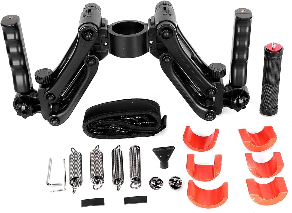 Amazon.co.jp: Z 軸スプリング ジンバル カメラ デュアル ハンドル