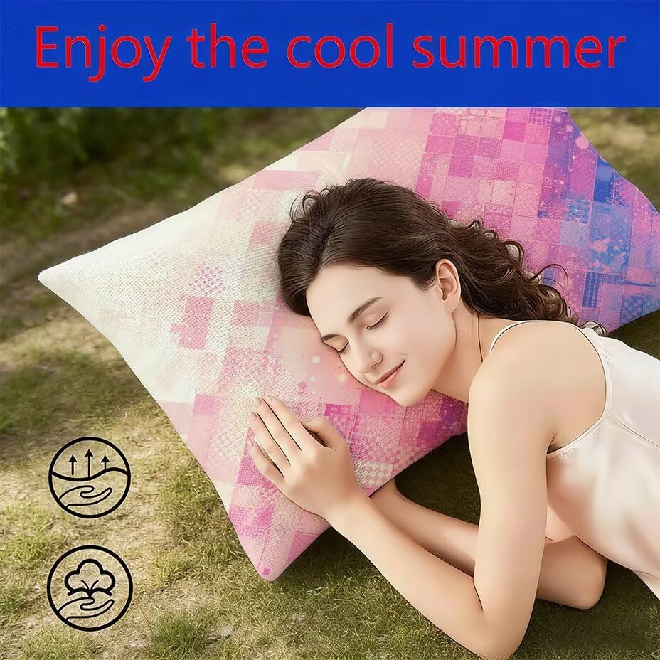 Housse de coussin de jardin 60x90 imperméable et résistante aux UV rose
