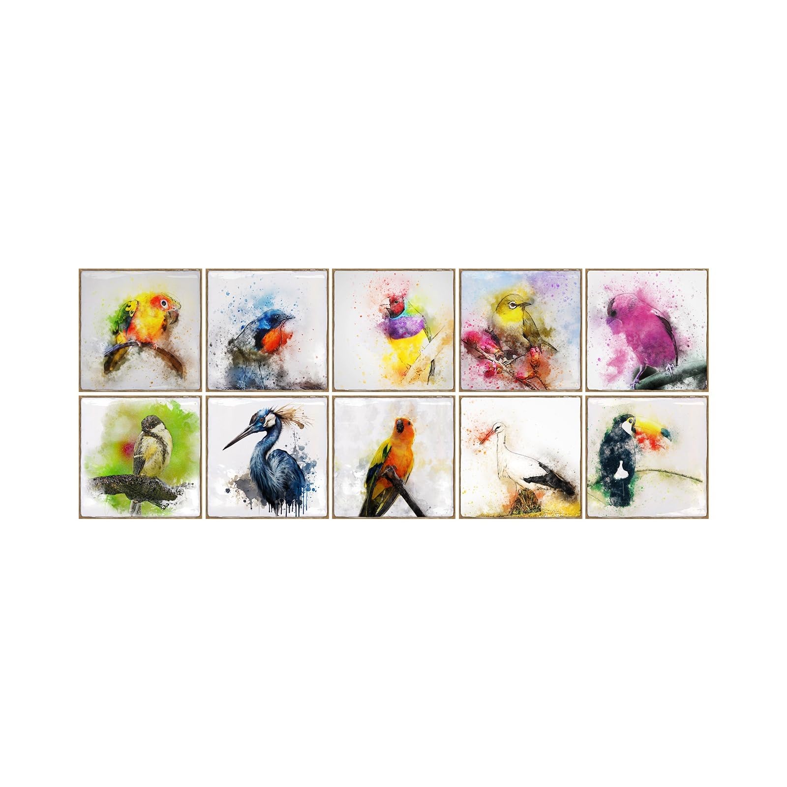10PCS Wall Sticker Kitchen Bathroom Wallpaper