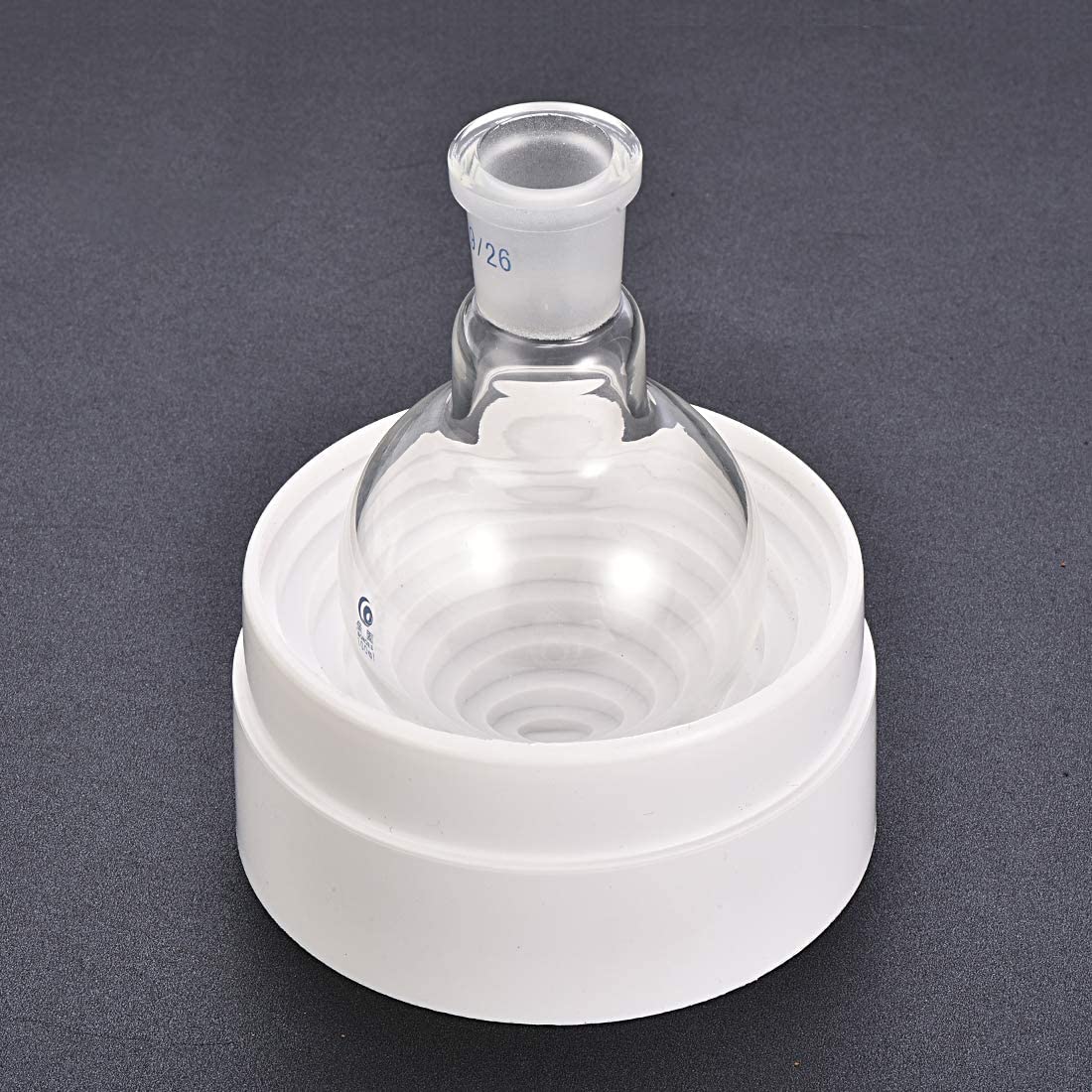 XYWHPGV Support de flacon de laboratoire en plastique support de fond rond de 160 mm de diamètre pour flacons de 250 ml-20000 ml blanc 2 pièces(576d3 61d99 f0aa6 a312d 5b29d 84ff7
