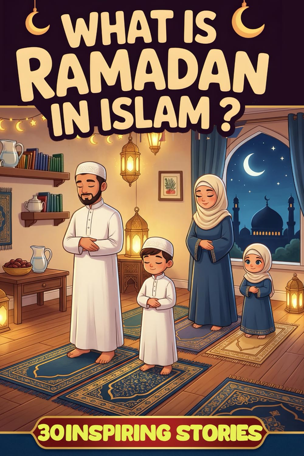 What Is Ramadan in Islam? 30 inspiring stories For Little Faster’s Big Ramadan Adventure Daily Tales of Prayer, Patience, and Joy for First-Time Fasters