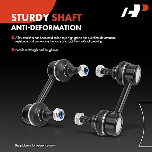 Miniatura 4 de A-Premium 2 eslabones de barra estabilizadora trasera, compatibles con Mazda 626 1996-2002, MX-6 1993-1997, Ford Probe 1993-1997