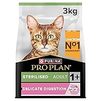Purina Pro Plan Sterilised Delicate Digestion Crocchette Gatti Adulti Ricco in Pollo 3kg