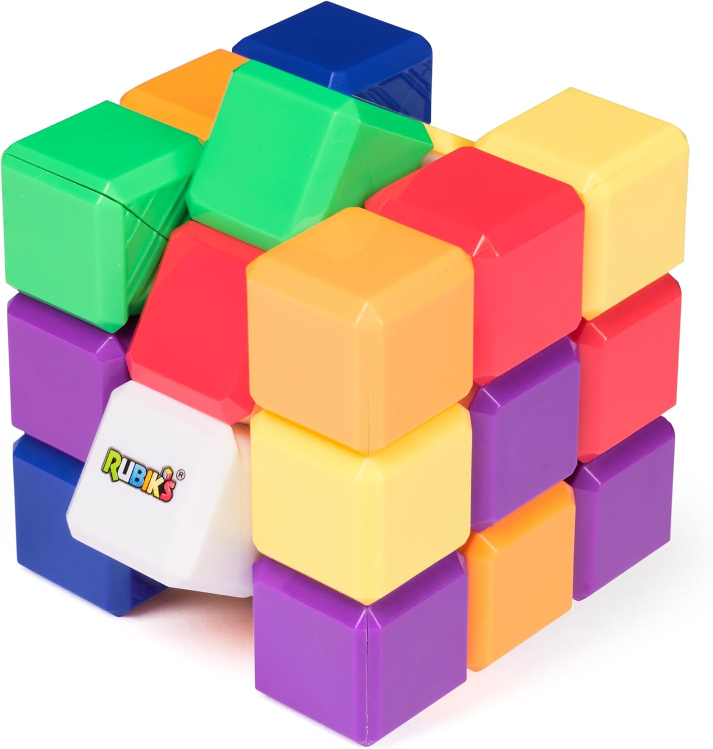 Rubik’s Cube, Tetris Cube, Solve for Classic Tetris Tetriminos, Brain Teaser Puzzle for Adults, Problem-Solving Brain Teaser, Color-Matching Puzzle, Fidget Toy, for Ages 8 & Up