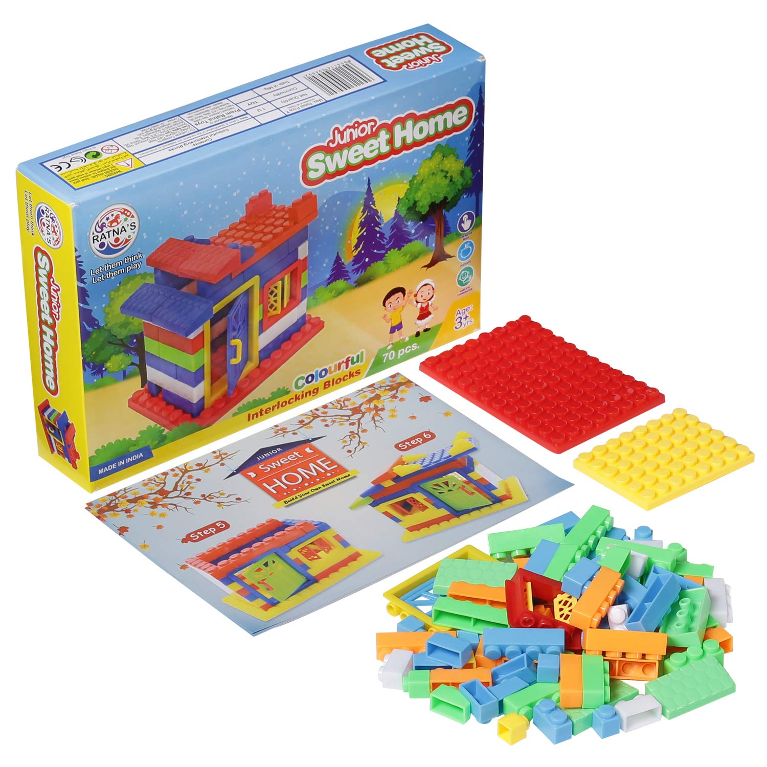 Ratna's Sweet Home Blocks Junior for Kids.-image-26