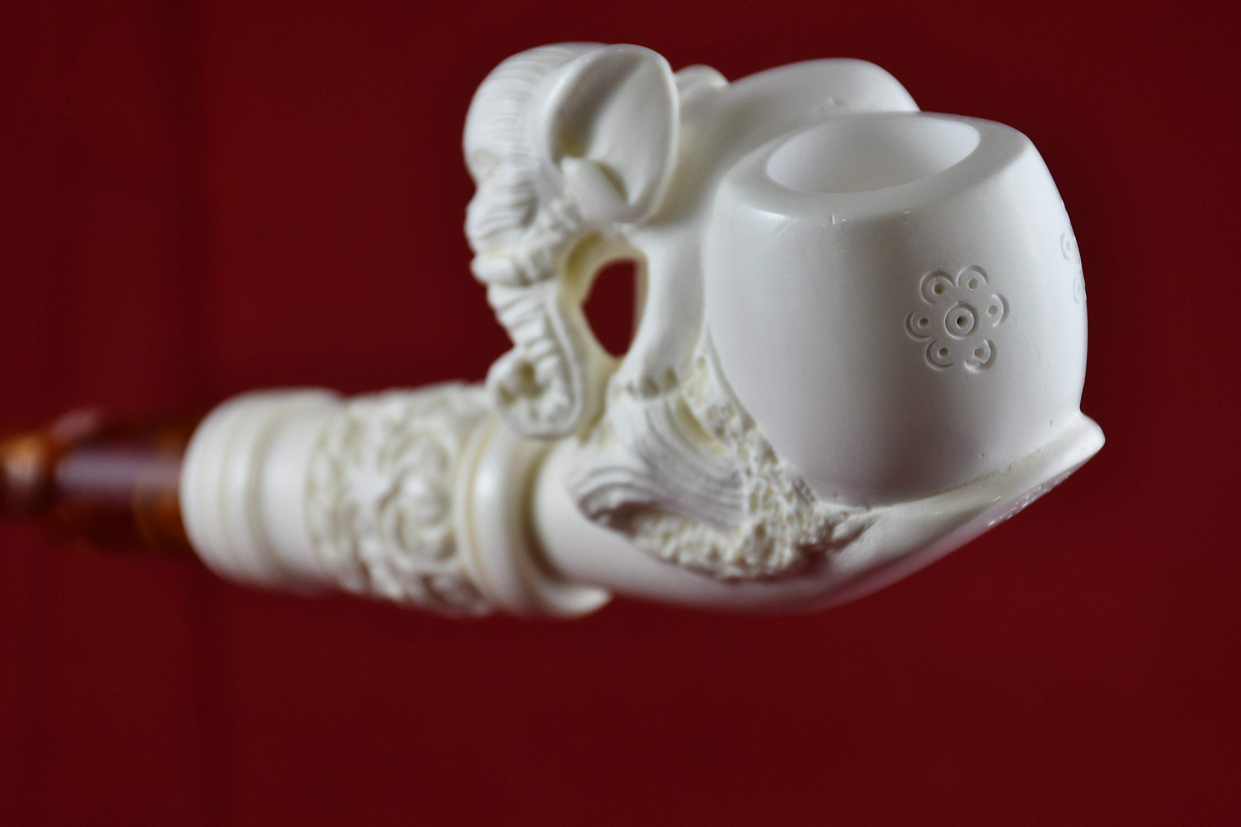 Elephant Meerschaum Pipe, Personalized Custom Meerschaum Pipe, Unsmoked Meerschaum Pipe, MADE TO ORDER Pipe