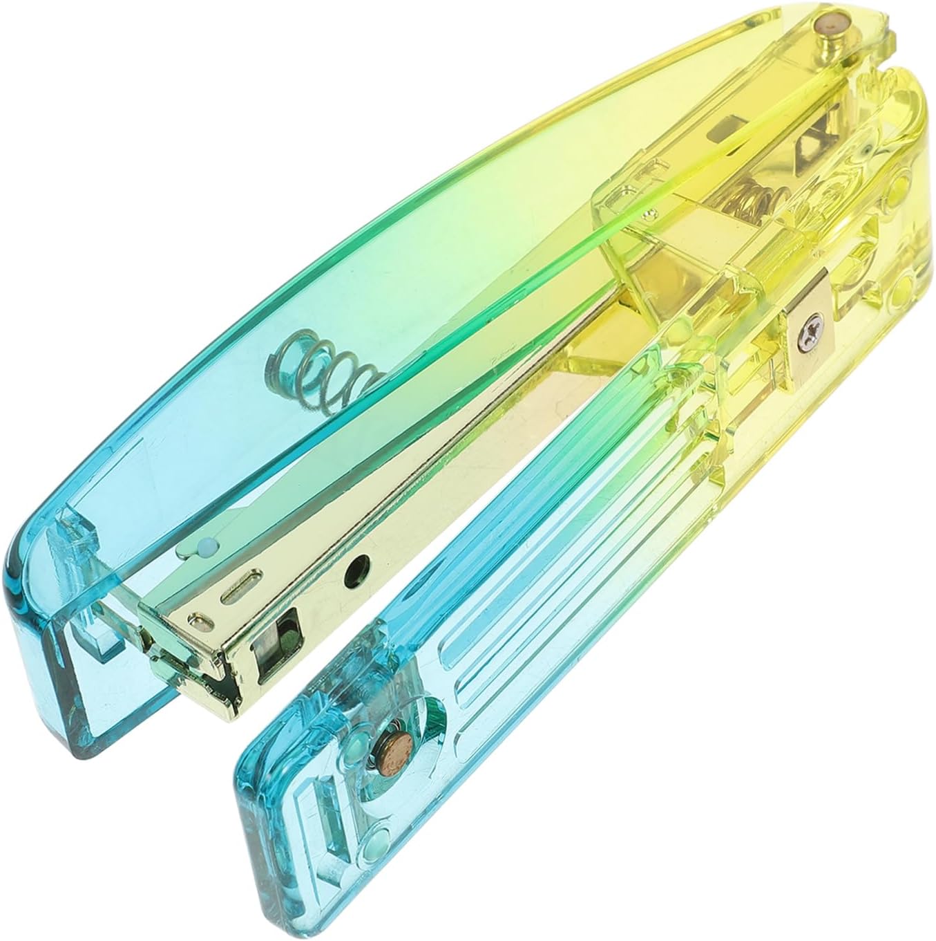DOITOOL Handheld Acrylic Stapler Gradient and Practical Desk Accessory for Home and Office Multi-Function Design Strong Mechanism for Efficient Stapling Stylish and Finish
