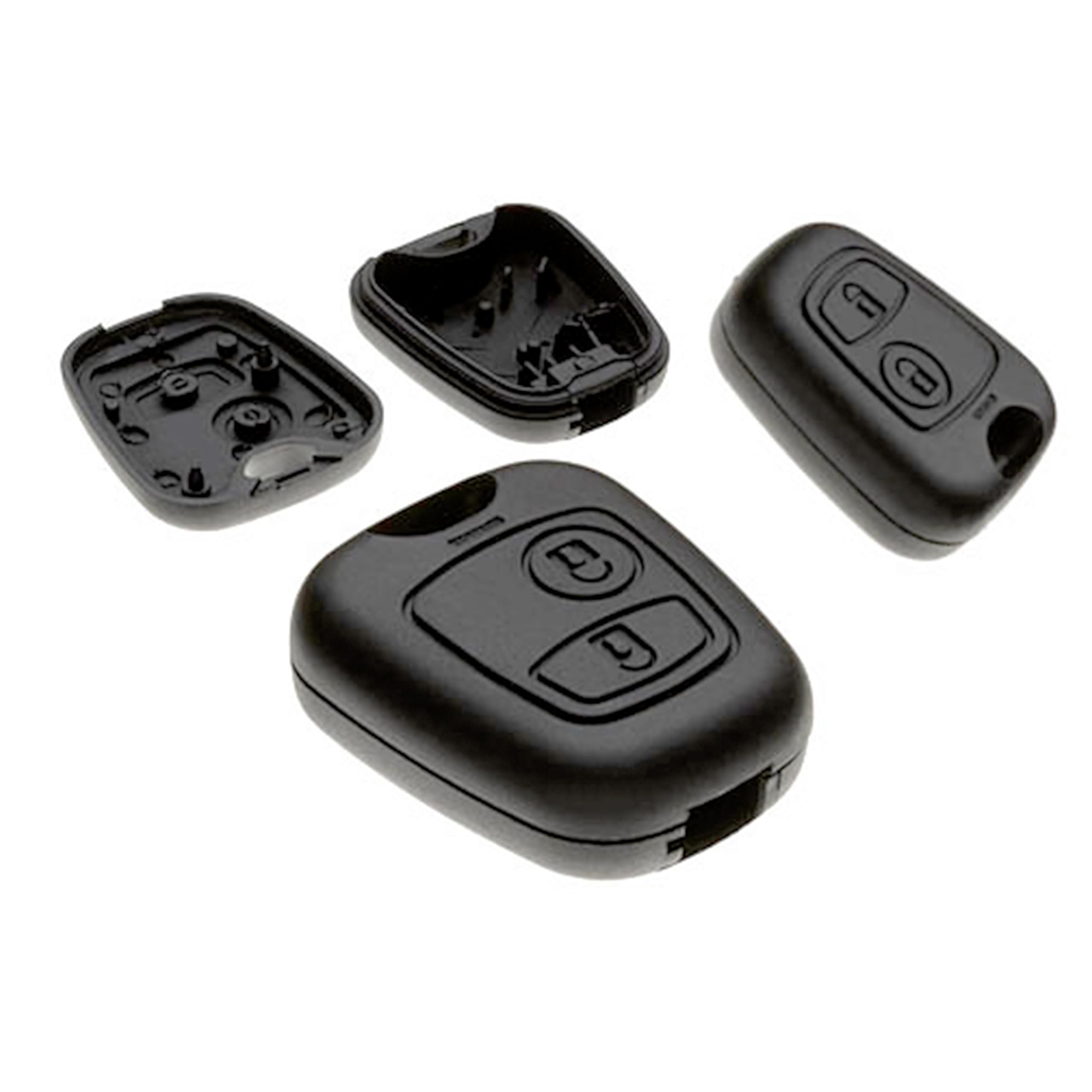 Guscio Chiave Citroën Berlingo II (B9) 3 Pulsanti, Custodia Telecomando Di Ricambio Senza Elettronica