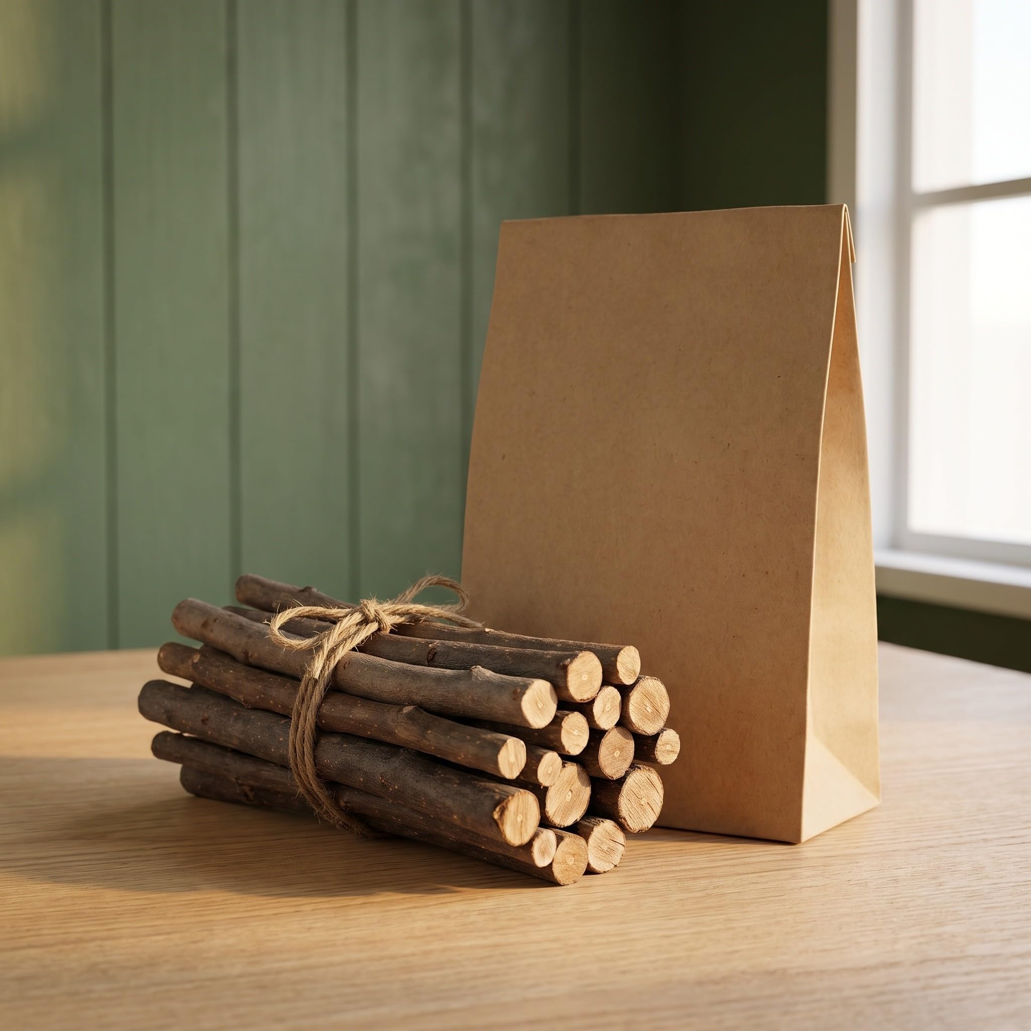 INOOMP 1 kg di rami di legno naturale per affumicatura di anatra e salsicce