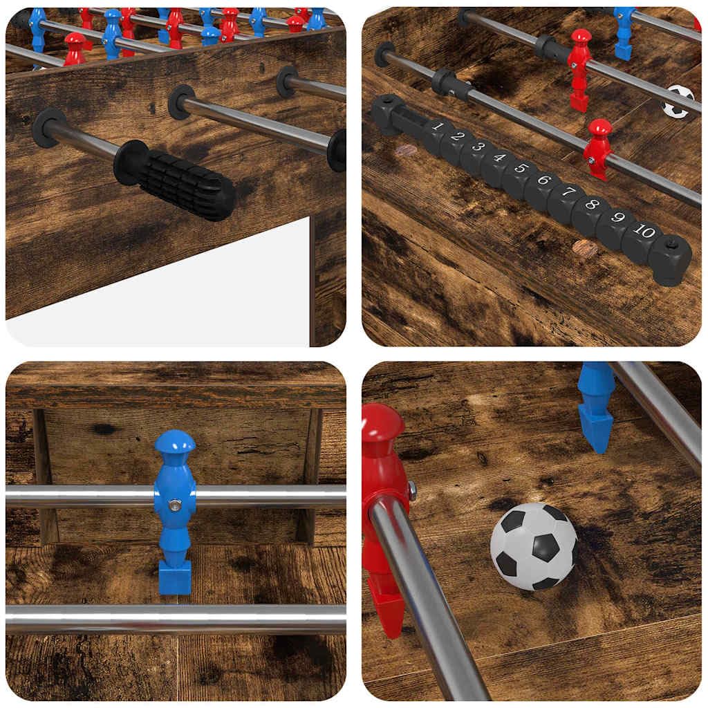 Genérico Mesa de Futbolín Roble Ahumado 125 x 60,5 x 80 cm,Deportes,Juegos de Interior,Futbolín,Mesas de futbolín-858888