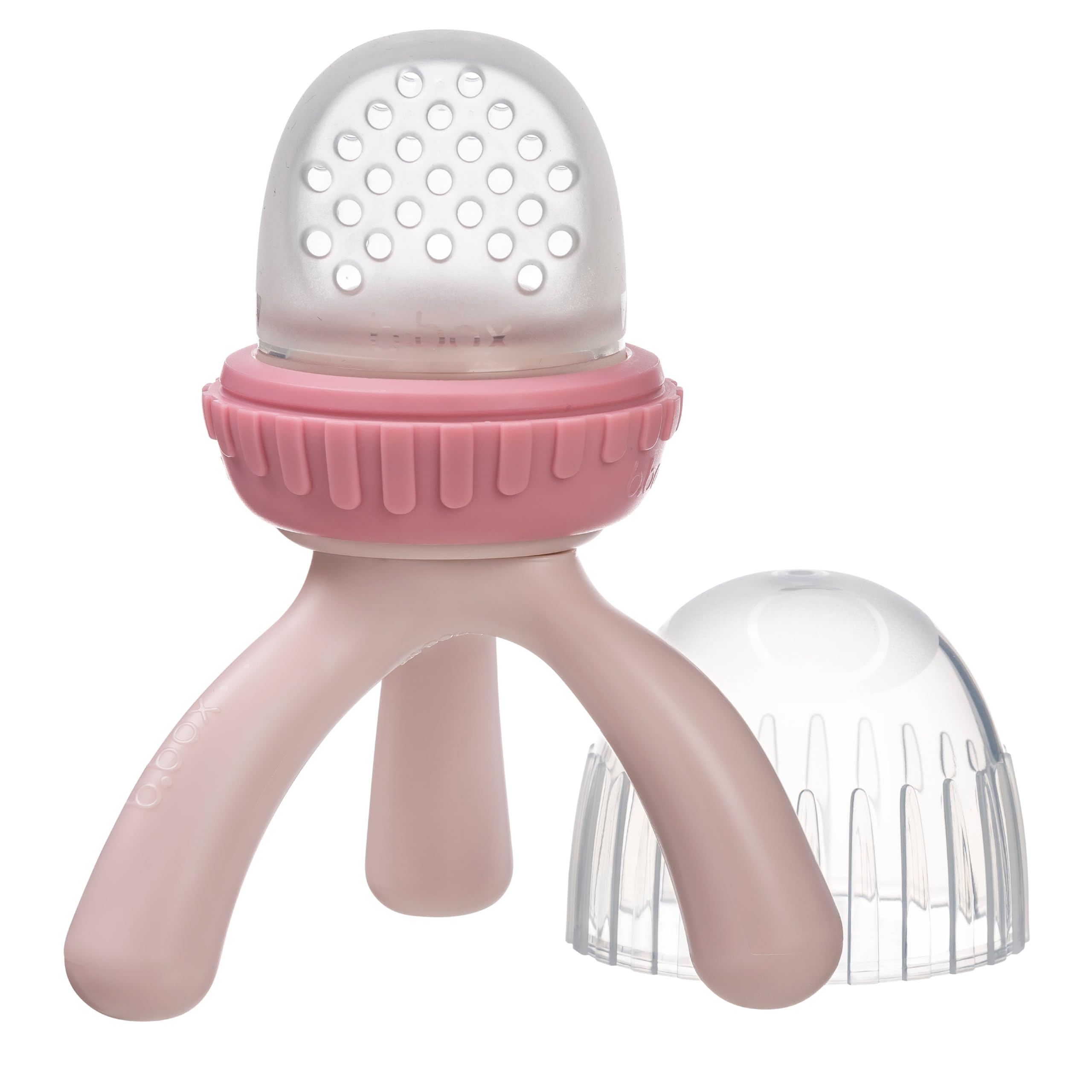 b.Box Silicone Fresh Food Feeder Blush Pink