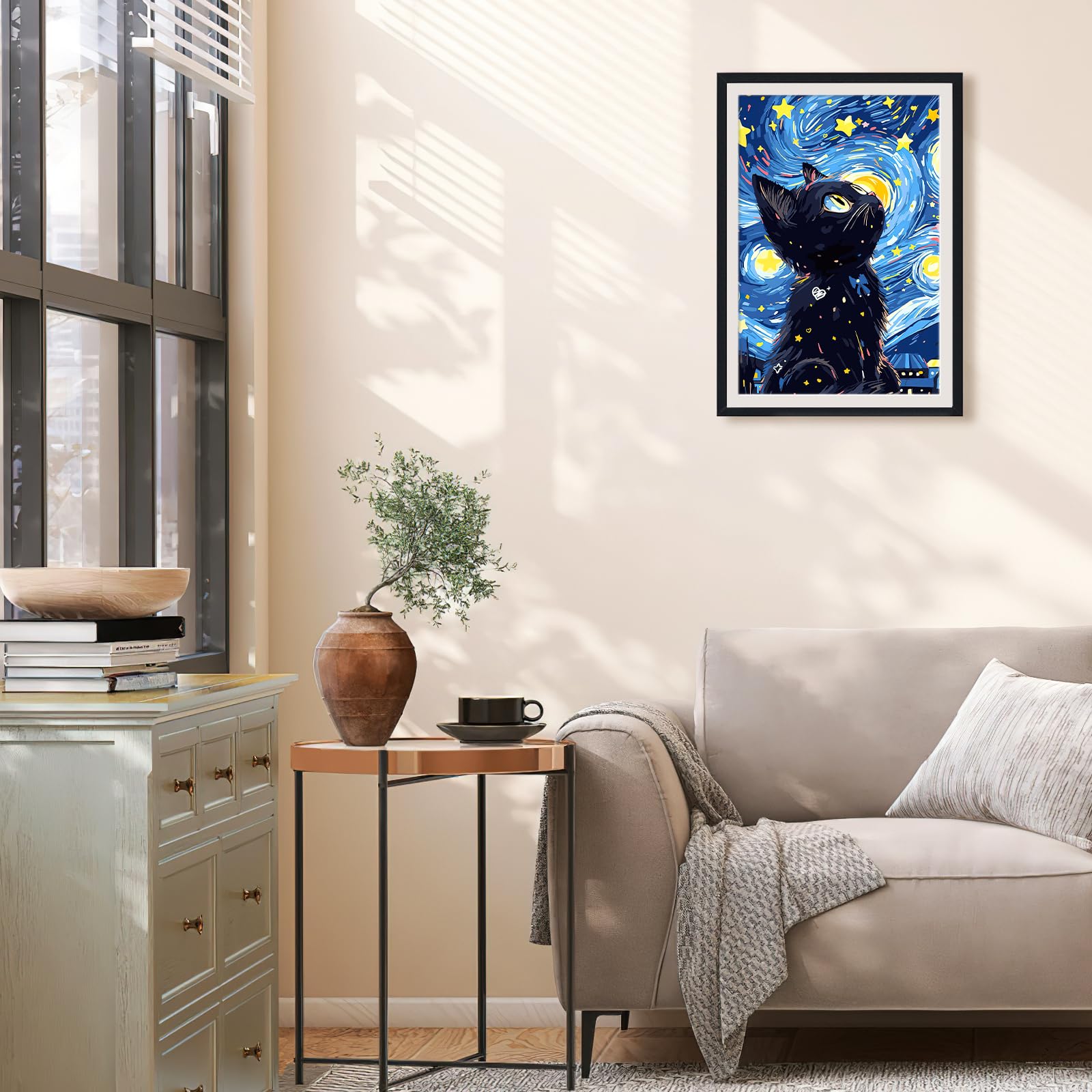 gelrovaled Dipingi con i Numeri per Adulti, Kit di Pittura acrilica Adulti Principianti Facile su Tela, Decora la casa Regalo,con Vernici e pennelli, 20 x 30CM, Con cornice (Flower)