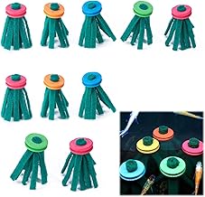 Medaka Egg Spawning Floor Egg Collector Mixed Random Set of 10 Handmade Design Floating Egg Rack Fish Tank Essential for Many Fish Beginners - Random Mixed Color