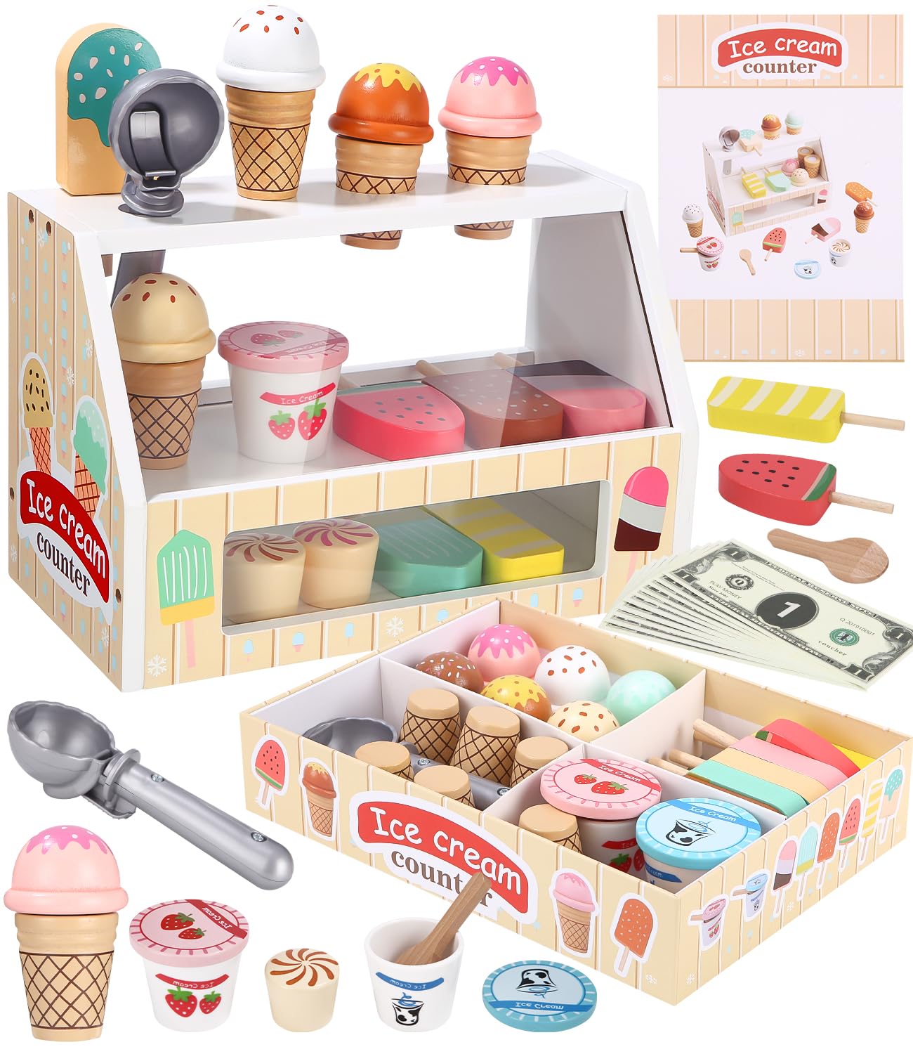 Jeuets de Crème Glacée pour Enfant