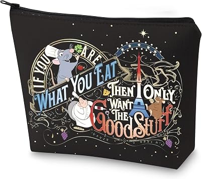 WZMPA Remy Rat Cosmetic Bag Remy Fans Gift If You Are What You Eat Then I Only Want To Eat The Good Stuff Remy Makeup Bag For Remy Lovers good stuff