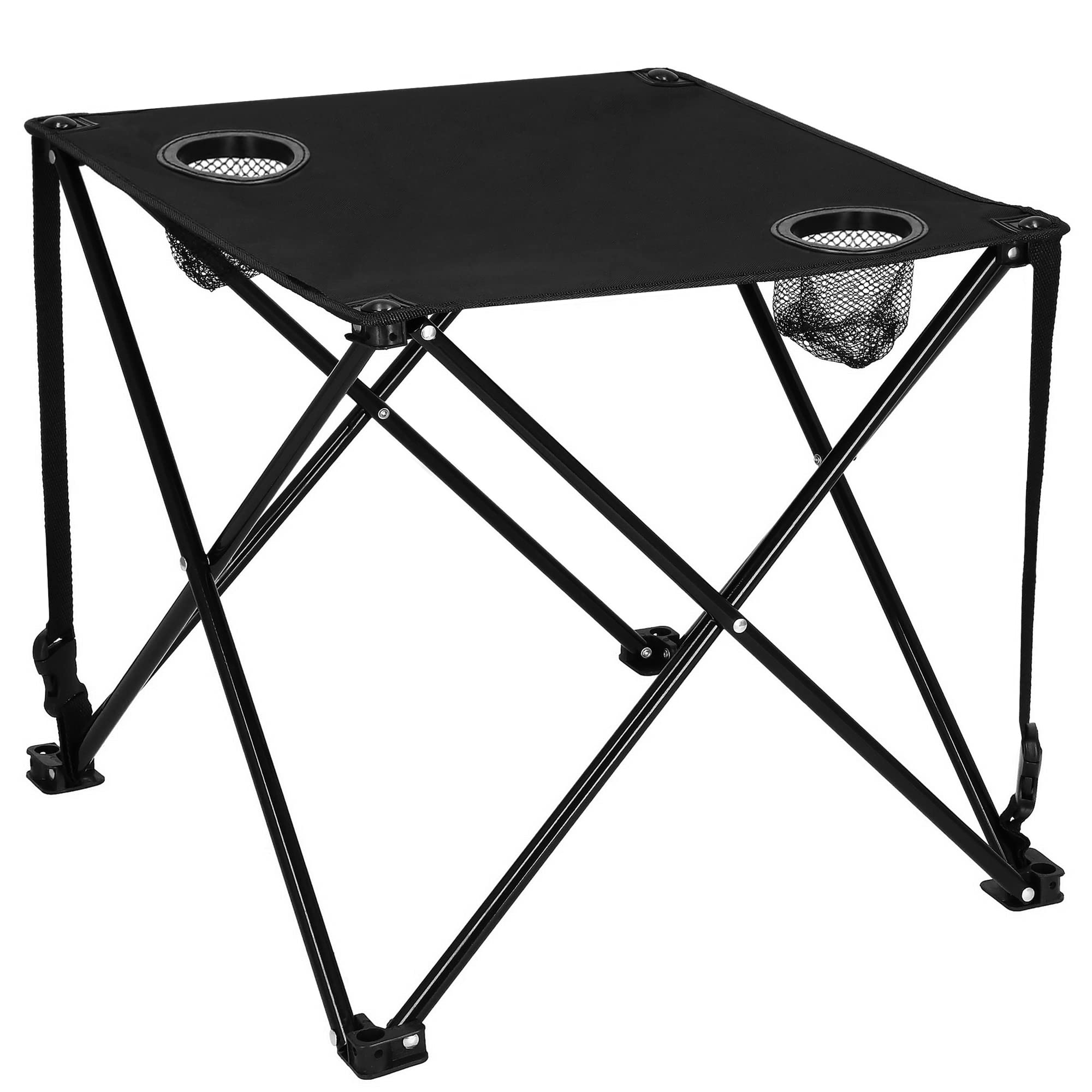 SPRINGOS Table pliante avec deux chaises - Table de camping pratique pour les déplacements, les festivals, les tables et les chaises pour la plage