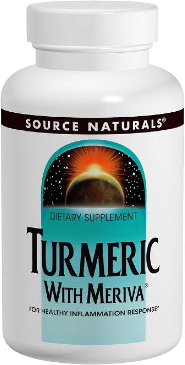 Source Naturals Turmeric with Meriva, Inflammation Reponse & Liver Support, 500mg - 60 Capsules