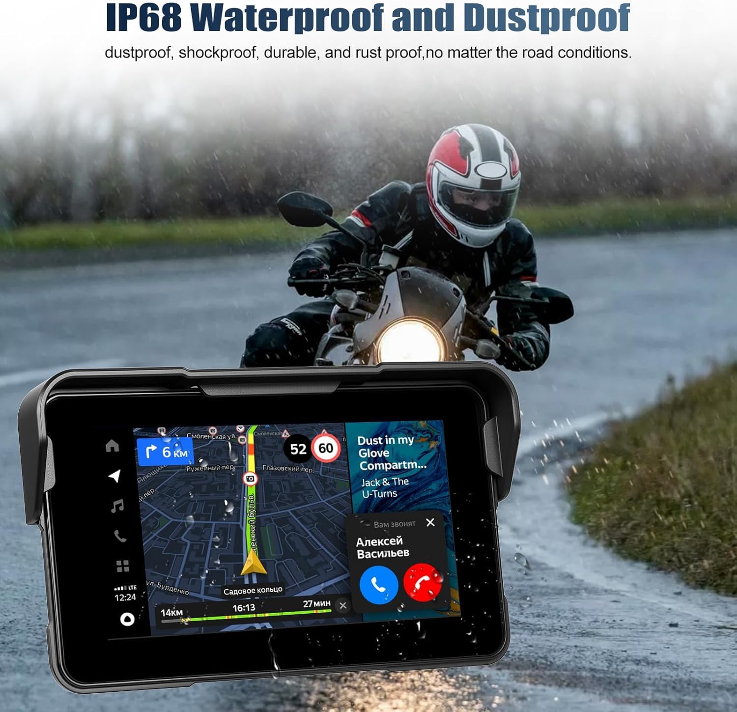 Amazon.co.jp: Auometo 5インチ バイク用ディスプレイオーディオ