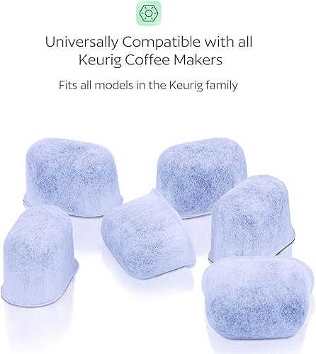 Miniatura 2 de 6 filtros de agua para Keurig K-Mini, K-Slim, K-Duo, K-Supreme, K-Classic, K-Elite, K-Select, K-Cafe, K-Compact, K-Express - Filtro de agua de